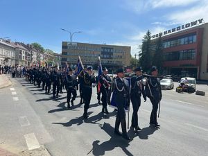 3-majowe święto na ulicach Leska