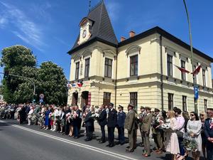 3-majowe święto na ulicach Leska