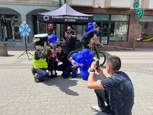 policjanci na wyścigu kolarskim &quot;ORLEN WYŚCIG NARODÓW&quot;