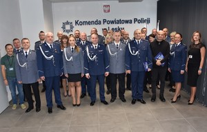 uroczystość w Komendzie Powiatowej Policji w Lesku