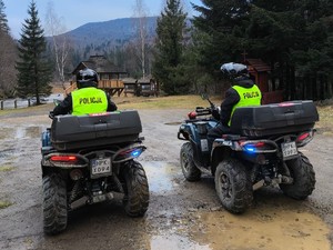 nowe quady leskiej Policji