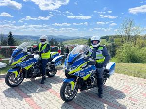 policyjni motocykliści gotowi do sezonu turystycznego