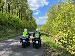 policyjni motocykliści gotowi do sezonu turystycznego