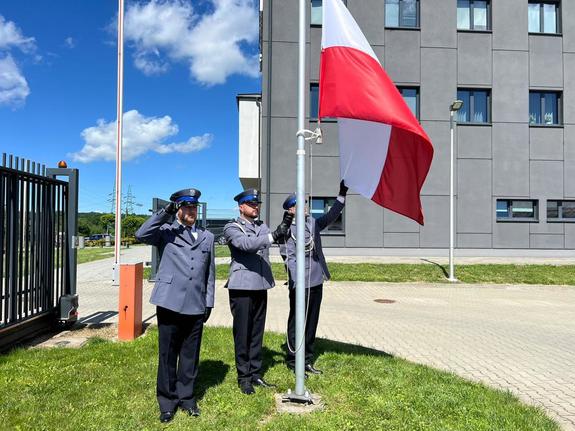 uroczystość Święta Policji w Komendzie Powiatowej Policji w Lesku