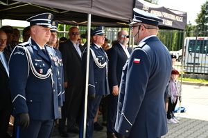uroczystość Święta Policji w Komendzie Powiatowej Policji w Lesku