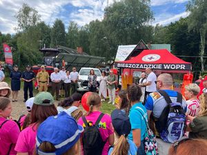 piknik profilaktyczny &quot;Kreci mnie bezpieczeństwo w lecie&quot; w Polańczyku, sobota 2 sierpnia 2025