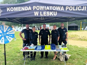 piknik profilaktyczny &quot;Kreci mnie bezpieczeństwo w lecie&quot; w Polańczyku, sobota 2 sierpnia 2025