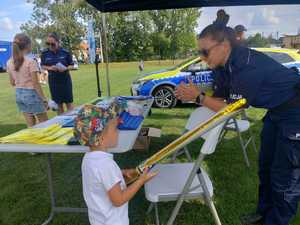 policjanci na pikniku rodzinnym w Uhercach Mineralnych promowali bezpieczeństwo