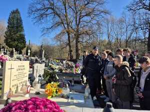 Lekcja historii dla młodzieży z oddziału o profilu mundurowym