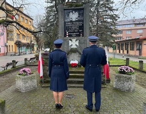 policjanci podczas obchodów Dnia Niepodległości
