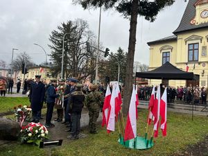 policjanci podczas obchodów Dnia Niepodległości