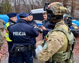 ćwiczenia służb w Bieszczadach