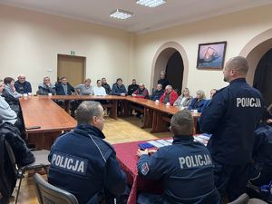 debata policjantów z mieszkańcami Łukawicy 28.11.2025