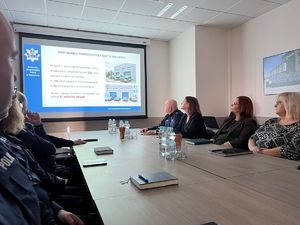 odprawa roczna w Komendzie Powiatowej Policji w Lesku