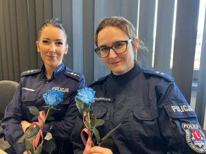 Dzień Kobiet w leskiej komendzie Policji