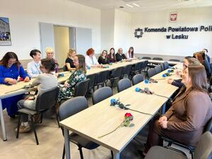 Dzień Kobiet w leskiej komendzie Policji