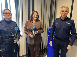 Dzień Kobiet w leskiej komendzie Policji