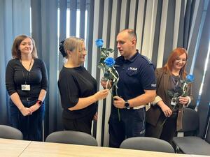 Dzień Kobiet w leskiej komendzie Policji