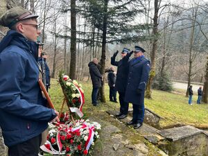 uroczystości 79.rocznicy mordu w Łubnem koło Baligrodu