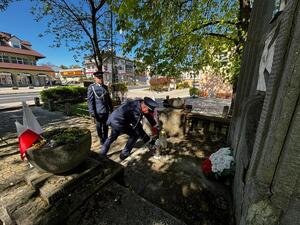 uroczystości 3 maja w Lesku