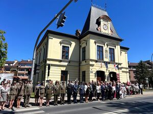 uroczystości 3 maja w Lesku