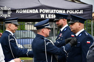 Święto Policji w Komendzie Powiatowej Policji w Lesku