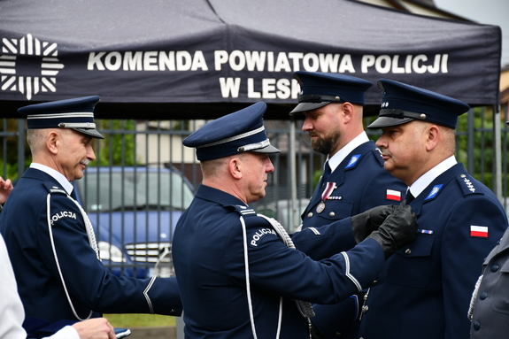Święto Policji w Komendzie Powiatowej Policji w Lesku